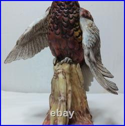 9.5 PHEASANT porcelain Forever Nature Figurine 1982 Fred Aman Enesco RARE vtg