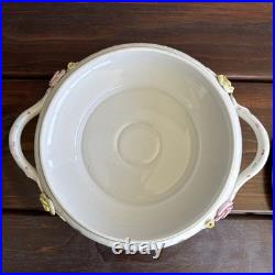 9.5 Rothschild Bird Top Tureen Herond Hungary Handpainted Porcelain Vintage