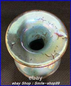 9 Song Dynasty Jian Kiln Porcelain Color Porcelain Beauty Kids Bottle Vase Pair