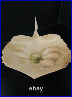 AMAZING MCM Style Porcelain Crane Sculpture Signed Studio Art Ceramic Bird