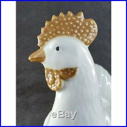 A fine pair of Chinese export porcelain chickens