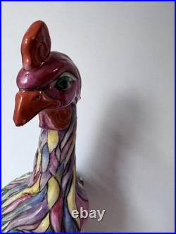 A pair of antique Chinese porcelain phoenix birds (18 inch) stunning