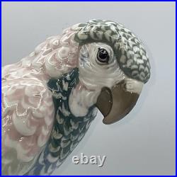 Amphora Czechoslovakia Porcelain Figurine Of A Parrot 13 1/2 Tall, Outstanding