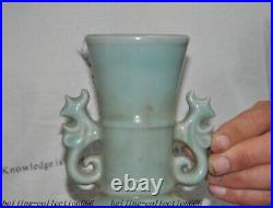 Ancient China dynasty old kiln porcelain bird Zun Cup Bottle Pot Vase Jar Statue