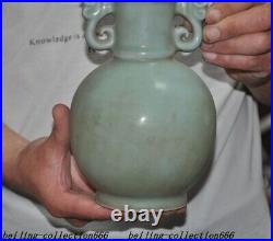 Ancient China dynasty old kiln porcelain bird Zun Cup Bottle Pot Vase Jar Statue