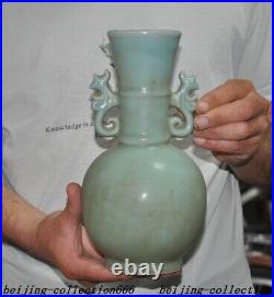 Ancient China dynasty old kiln porcelain bird Zun Cup Bottle Pot Vase Jar Statue