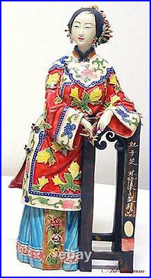 Ancient Chinese Lady Ceramic Woman Figurine Porcelain Dolls
