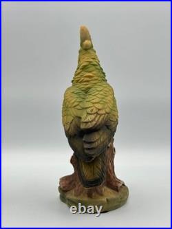 Andrea by Sadek Cockatoo Porcelain Figurine Pair 5959 Made in Japan 8.5 7.75