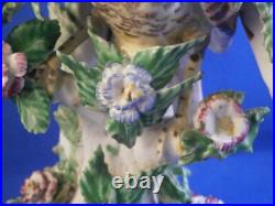 Antique 18thC Bow Porcelain Bird Bocage Figurine Figure Porzellan Figur English