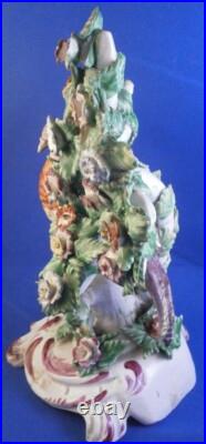 Antique 18thC Bow Porcelain Bird Bocage Figurine Figure Porzellan Figur English