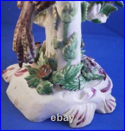 Antique 18thC Bow Porcelain Bird Bocage Figurine Figure Porzellan Figur English