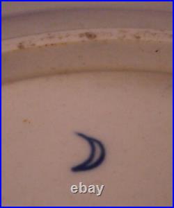 Antique 18thC Worcester Porcelain Bird Scene Plate Porzellan Teller Scenic