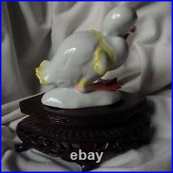 Antique 1939 Rosenthal Signed Silva Duck Bird German Porcelain Figure Old Nature