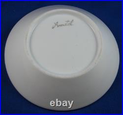 Antique 19thC Amstel Porcelain Bird Scene Cup & Saucer Porzellan Tasse Dutch