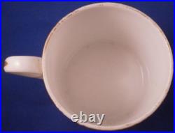 Antique 19thC Amstel Porcelain Bird Scene Cup & Saucer Porzellan Tasse Dutch