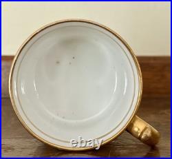 Antique 19th Century Miles Mason English Porcelain Bird Pattern Coffee Can