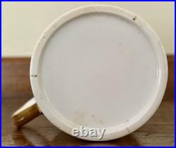 Antique 19th Century Miles Mason English Porcelain Bird Pattern Coffee Can