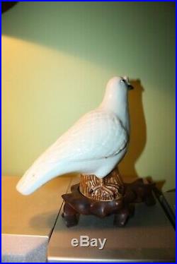 Antique 19th century Chinese Export Porcelain Bird Figure