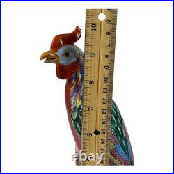 Antique Chinese China Famille Rose Colorful Handmade Porcelain Bird 10