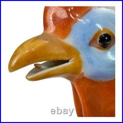 Antique Chinese China Famille Rose Colorful Handmade Porcelain Bird 10