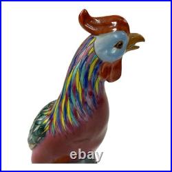 Antique Chinese China Famille Rose Colorful Handmade Porcelain Bird 10