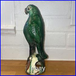 Antique Chinese Green Glaze Pottery/Porcelain Parrot