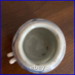 Antique Chinese Ming Blue And White Porcelain Bird Feeder