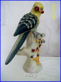 Antique Chinese Porcelain Birds Statues Dynasty Marked
