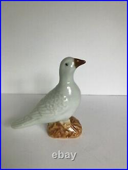 Antique Chinese Porcelain Dove Bird Figurine