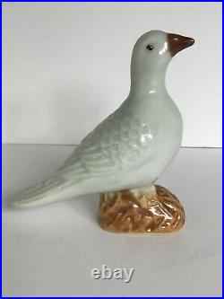 Antique Chinese Porcelain Dove Bird Figurine