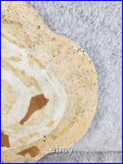 Antique Chinese Porcelain Plaque Hand Painted Famille Rose Bird Tree Tile 10.25