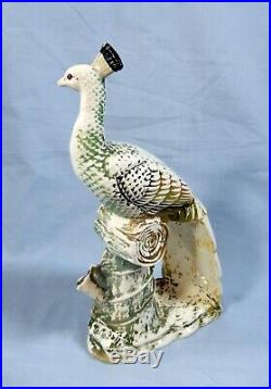 Antique Chinese porcelain peacocks pair circa early Century rarely seen 48