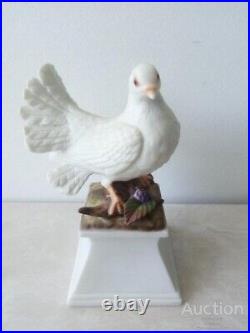 Antique English Porcelain Bird Figurine with Mark