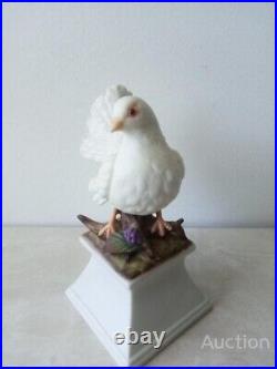 Antique English Porcelain Bird Figurine with Mark