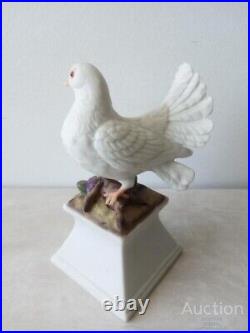 Antique English Porcelain Bird Figurine with Mark