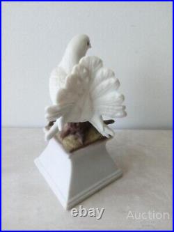 Antique English Porcelain Bird Figurine with Mark