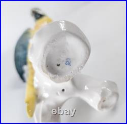 Antique German Porcelain Painted Macaw Parrot By Karl Ens
