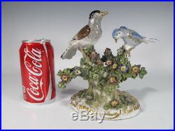 Antique German birds porcelain statue # 11244