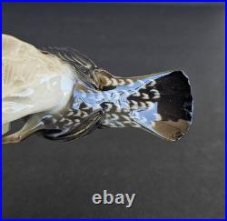 Antique Hutschenreuther Bird Figurine Karl Werner German Porcelain Wagtail 1920s