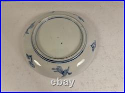 Antique Japanese Porcelain Plate with Bird & Floral Decoration