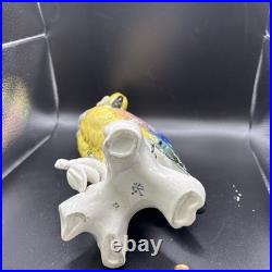 Antique Karl Ens Cockatoo Parrot Bird Figurine Porcelain Ceramic Large 12 High