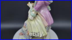 Antique Meissen Porcelain Figure Lady withBird Cage, Germany