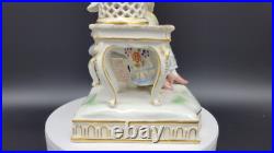 Antique Meissen Porcelain Figure Lady withBird Cage, Germany