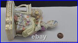 Antique Meissen Porcelain Figure Lady withBird Cage, Germany