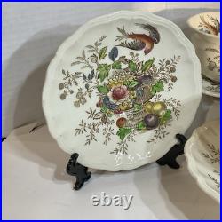 Antique Plate And Tea Cup Set, 8 Plates 6 Cups, Royal Doultan, made In England