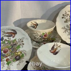 Antique Plate And Tea Cup Set, 8 Plates 6 Cups, Royal Doultan, made In England