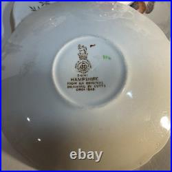 Antique Plate And Tea Cup Set, 8 Plates 6 Cups, Royal Doultan, made In England