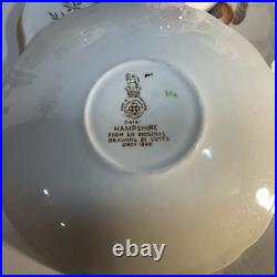 Antique Plate And Tea Cup Set, 8 Plates 6 Cups, Royal Doultan, made In England