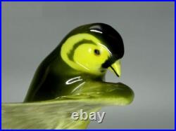Antique Porcelain Oatmeal Bird Figurine Hutschenreuther Germany Art Sculpture
