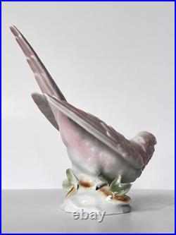Antique Porcelain Parrot Bird Figurine Wagner & Apel Grafenthal Thuringia Mint